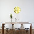 thumbnail image 3 of Zhmjortal 10 Inch Lemon Wall Clock Silent Non Ticking Round Clock Battery Operated Fruit Clock Farmhouse Wall Clock for Living Room Kitchen Bedroom Office Decoration, 3 of 7