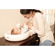 Peanut® Changer – The Original Made in USA Easy-to-Clean Changing pad and The only Shell Over Foam, Fully impermeable to Fluid, Vanilla