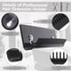 thumbnail image 5 of Soporte Para Extensiones De Cabello, Organizador Acrílico Con Ventosas Y Cintas Adhesivas, Diseño Compacto Ideal Para Uso Doméstico O En Salón., 5 of 9