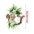 thumbnail image 5 of Danhjin Easter Wreaths for Front Door, Door Hanging Wreath for Easter Decorations and Home Holiday Decor, 5 of 9