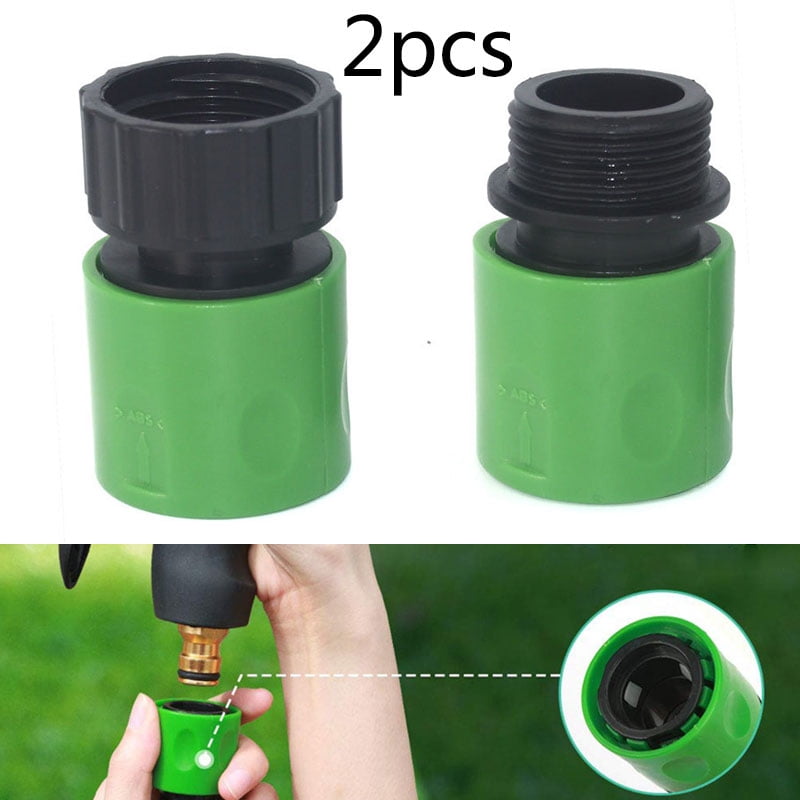 2PCS 3/4" Thread Quick Connector Car Washing Machine Water Inlet Filter