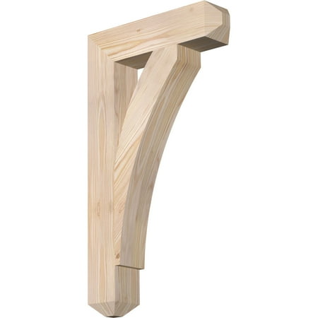 

Ekena Millwork 3 1/2 W x 16 D x 28 H Thorton Craftsman Smooth Bracket Douglas Fir