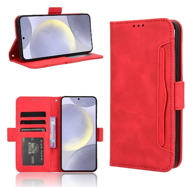 Funda Tipo Billetera GANGXUN para Samsung Galaxy S24 Plus – Tapa Flip con Tarjetero