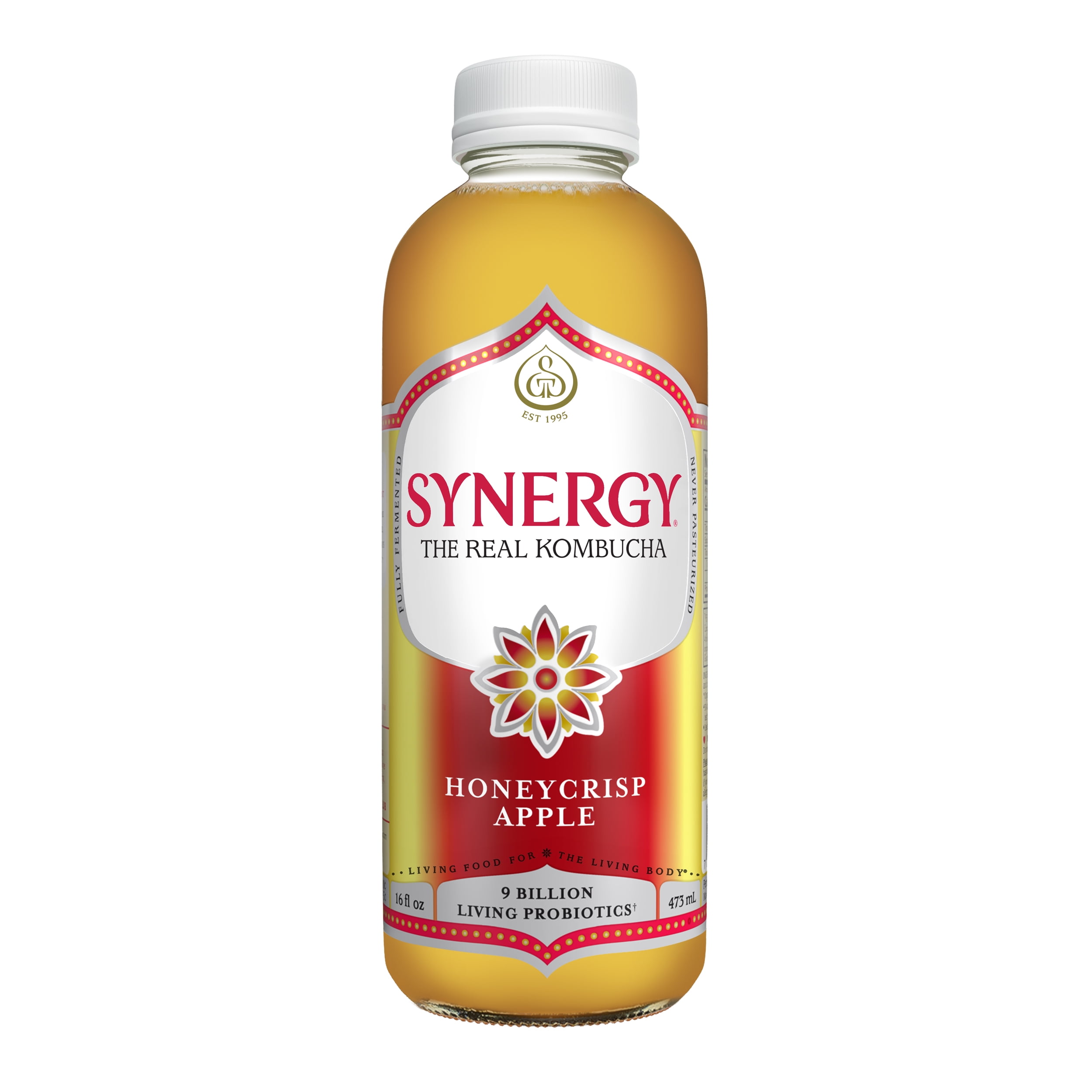 GT.S Synergy Real Kombucha Gingerade, 16 fl oz, Fermented Drink