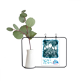 thumbnail image 1 of Flower Hand Painted Tulip Transparent Glass Hanging Vases Decoration Bottle, 1 of 2