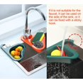 thumbnail image 4 of LAICAIW 4Pcs Kitchen Sink Drain Basket,Drain Basket,Hanging Filter Drain Rack,Triangle Sink Drainer Basket,Swan Drain Basket,Kitchen Triangular Sink Strainer Rack, 4 of 7