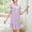 Purple, variant on Retro European And Skirts Short Sleeved Skirts Plus Size Foreign Trade High End Nightgown Leisure Home Clothing plus Womens Duster Pant Set Large Print plus Size Christmas Nightgown