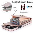 thumbnail image 5 of Elegante funda multifuncional tipo cartera para iPhone 14 Pro Max con correas, ranura para tarjetas, soporte para anillo, protección para cámara, material de PU, a prueba de golpes, anti-th, 5 of 5