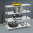 thumbnail image 4 of Wildnix Premium Stainless Steel 4-Tier Shelving, 330 lbs Load Capacity per Shelf, Durable and Easy to Clean, Ventilated Open Design for Efficient Storage, 4 of 6
