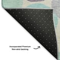 thumbnail image 5 of Addison Rugs Mayfield Premium Machine Washable Transitional Geometric Plum Rectangle Rug, 8' x 10', 5 of 7