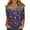 Dark Purple, variant on Fgvctg Mardi Gras Tops for Women 2025 Dressy Casual V Neck 3/4 Length Sleeve Top Plus Size Carnival Party Pullover Shirt Funny Mask Graphic Half Sleeve Blouses Green S