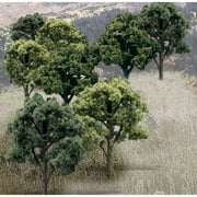 Woodland Scenics 3"-5" Ready Made Tree Value Pack Green Deciduous