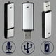 thumbnail image 5 of Mini dictáfono digital oculto de 8 GB, grabadora de voz plateada, 5 of 5