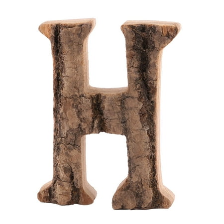 - Family Street Wood H Shaped Retro Style Door Plate Letter Label Sign Wall Decor