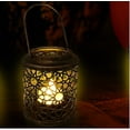 thumbnail image 4 of Apmemiss Christmas Lights Clearance Iron Hand-held Hollow Lantern Candle Holder Led Candle Dual-use Handicraft Decoration Home Decoration Room Decor, 4 of 6