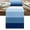 Blue, variant on Table Runner Dresser Scarves 60 Inch Long,Rustic Teal White Ombre Wood Grain Linen Dining Table Runners