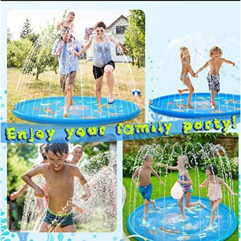 Summer Fun For Kids: Outdoor Water Sprinkler Mat With Flower - Temu