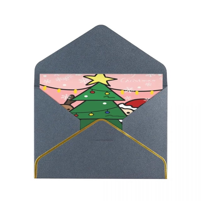 Feliz Navidad 3 tarjeta de felicitación calidez Navidad exclusivo enviar familiares y amigos