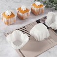 thumbnail image 2 of 100Pcs Square Cupcake Liners, Non Stick Heat Resistant Paper Baking Cups for Desserts, Oilproof Oven, 2 of 5