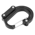 thumbnail image 3 of Aluminum Alloy Carabiner Clip,Outdoor Aluminum Alloy Carabiner Luggage Carabiner Hook Shape Carabiner Ultra Responsive, 3 of 14