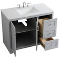 thumbnail image 3 of 42 inch Single Bathroom Vanity in Grey, 3 of 15