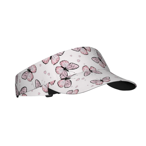 Balery Pink Butterflies (2) Gorra deportiva con visera ajustable para mujer y hombre (talla única)
