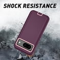 thumbnail image 4 of SHILIU-for Google Pixel 8 Case, Protective Heavy Duty 3-Layer Shockproof Hard Cover Tough Rugged Dust/Drop Proof Full Body Durable Anti-Fingerprint with Port Protection, Purple and Pink, 4 of 4