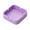🍒 Purple_Hot#9319, variant on Silicone Ashtray High Temperature Resistant • 8x8x2.3cm • Dishwasher • Lightweight Portable Design • Easy Clean Heatproof Smokeless Tray – 1 Pack