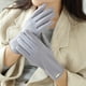 thumbnail image 4 of Guantes de gamuza de otoño e invierno, guantes abiertos con dedos abatibles, guantes cálidos, guantes de esquí de moda, 4 of 6