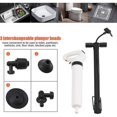 thumbnail image 5 of Desatascador de inodoro, limpiador de desagües, potente pulverizador de drenaje de aire eléctrico, bomba de limpieza de alta presión, desbloqueador de dragado de inodoro para cocina, baño,, 5 of 5