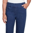 thumbnail image 4 of Alfred Dunner Womens Petite Denim Fringe Capri Pant, 4 of 4