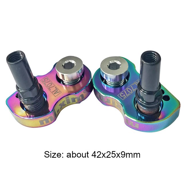 Asiento De Extensión De Freno En V Mi Xim V Brake Extender Ciclismo Aleación de aluminio para kits de bicicletas plegables (Color) Hugtrwg Accesorios para bicicletas