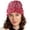 Watermelon Red, variant on Striped Knitted Hat Winter Outdoor Woolen Hat European And American Acrylic Men's And Women's Riding Cap Ear Protection Warm Curling Hat Yellow One Size