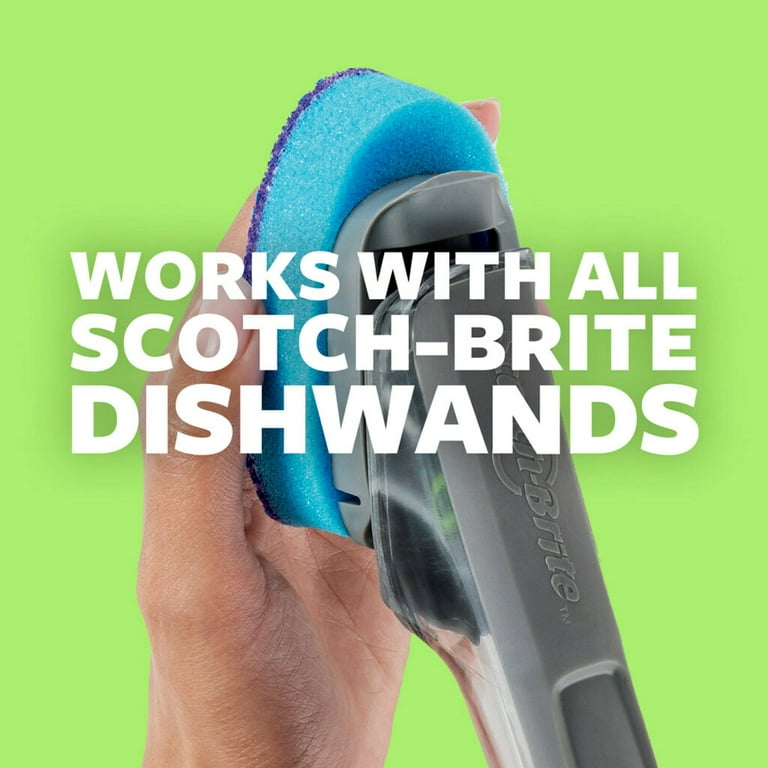 Scotch-Brite Dishwand Refill Heads, 2 Count, Non-Scratch Clean Curve 