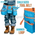 thumbnail image 3 of Hi-Spec Junior 16pc Kids Tool Kit Set with Real Metal Hand Tools and Small Utility Belt, 3 of 8
