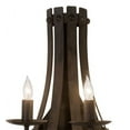 thumbnail image 6 of Meyda Tiffany 215775 Barrel Stave 3 Light 16" Tall Wall Sconce - Black, 6 of 6