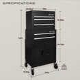 thumbnail image 3 of Olympia Tools 20-Inch Rolling Tool Cabinet with 5 Drawers, Locking Storage, 3 of 6