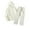 4#White, variant on Mens Casual Solid Pullover Hooded Long Sleeve Pants Furry Two-piece Sets