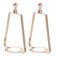 thumbnail image 1 of AURARMLET 2Pcs Golden Lamp Shade Kit American Style Bracket for Coffee Shop Decor, 1 of 8