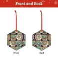 thumbnail image 2 of Rocae Cactus Garden for Acrylic Christmas Pendant Ornament for Festive Decor Hanging Pendant,Perfect for Home and Office-Hexagon, 2 of 7