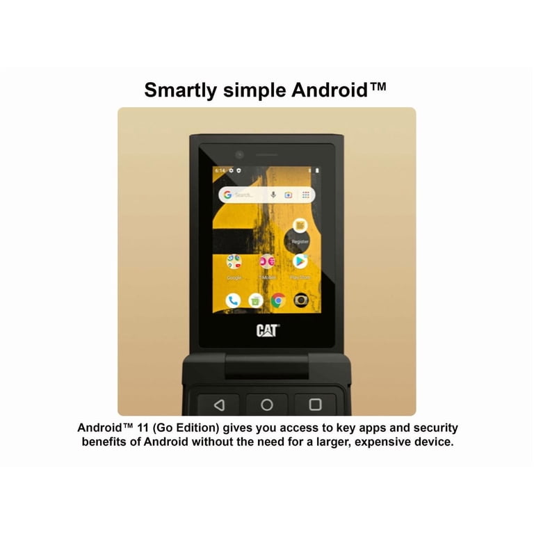 Caterpillar, Rugged Flip Phone, Cat S22 IP68 16GB 4G LTE GSM