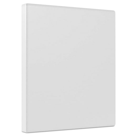 Economy 1/2-inch 3-Ring View Binder, White, 24/Carton (23740/21682VS)