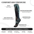 thumbnail image 2 of Sikiie Wave Sailboat Shark 1 Pairs Compression Socks for Men and Women 15-20 mmHg Running Support Socks, 2 of 7