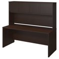 thumbnail image 1 of Series C Elite 72W x 30D Desk Shell with Hutch in Mocha Cherry, 1 of 9