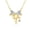 Gold Plated, variant on VVS1 D Color Brilliant Cut 5x5 mm Moissanites Necklace Pendants for Women, Wedding Engagement Gold Plated Anniversary Jewelry Gift