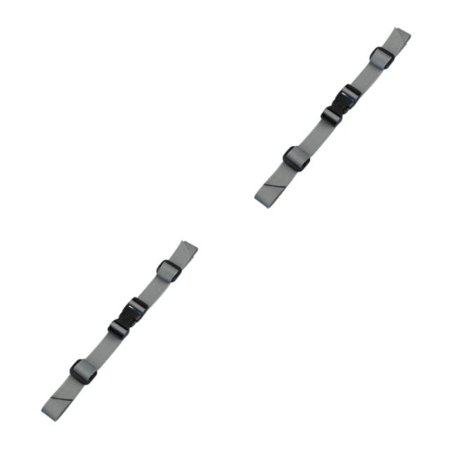 pitrice 1/2/3/5 Chest Strap Backpack Rope Multicolored Exquisite Fine Workmanship Handily Install Long-lasting Bag Webbing Shoulder Straps Gray 2PCS