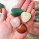 thumbnail image 5 of Granjero Gordo Piedra cruda natural texturizada blanca de 200 g, piedra rodante pulida de partículas grandes, aromaterapia, piedra decorativa para peceras de 2 a 3 cm, 5 of 5