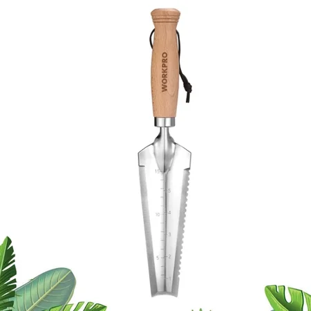 Workpro Hori Hori Garden Knife 12.5" Weeder Puller Tool 4-In-1 Garden Trowel New