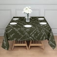 thumbnail image 3 of Math Equations Math Symbols Black Pattern Square Tablecloth,Waterproof Square Table Cover,Wipeable Spillproof Washable Table Cover for Home Kitchen Party Decor 60"x60"(152x152cm), 3 of 6