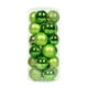 thumbnail image 3 of RBCKVXZ - Bolas navideñas verdes de 3 cm para árbol de Navidad, adornos irrompibles para colgar en fiestas, cumpleaños, bodas, liquidación (juego de 24 unidades), 3 of 8